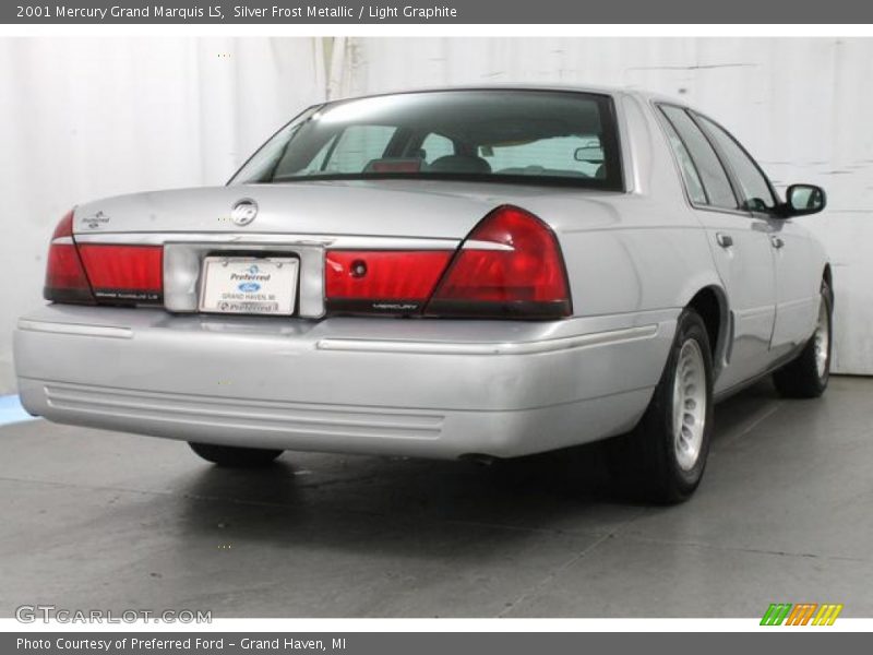 Silver Frost Metallic / Light Graphite 2001 Mercury Grand Marquis LS