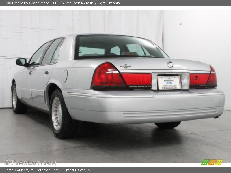 Silver Frost Metallic / Light Graphite 2001 Mercury Grand Marquis LS