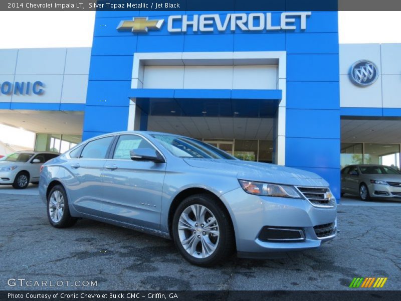 Silver Topaz Metallic / Jet Black 2014 Chevrolet Impala LT