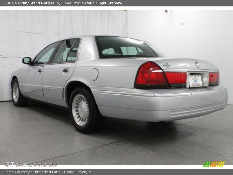 Silver Frost Metallic / Light Graphite 2001 Mercury Grand Marquis LS