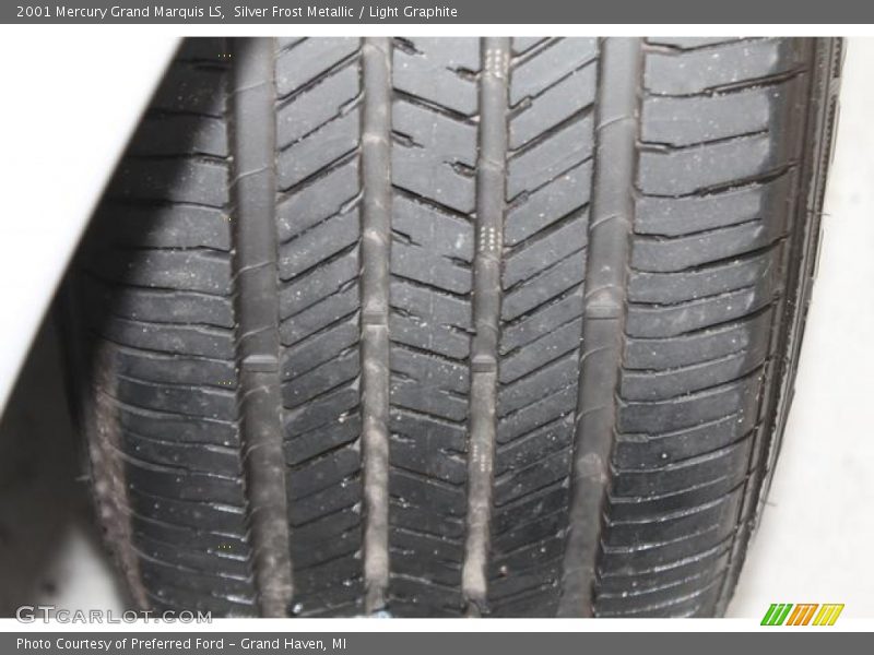 Silver Frost Metallic / Light Graphite 2001 Mercury Grand Marquis LS