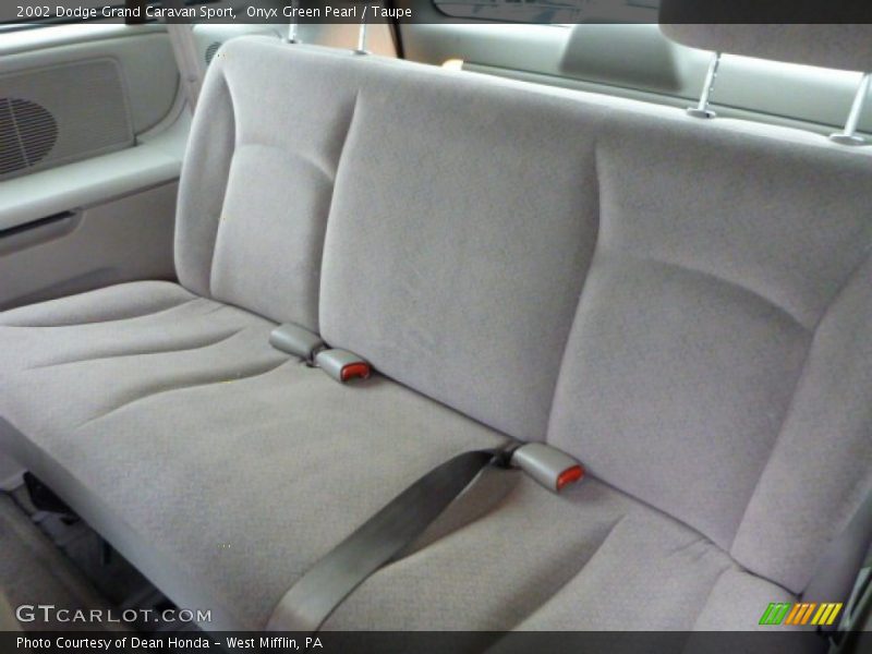 Rear Seat of 2002 Grand Caravan Sport