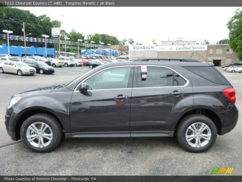 Tungsten Metallic / Jet Black 2013 Chevrolet Equinox LT AWD