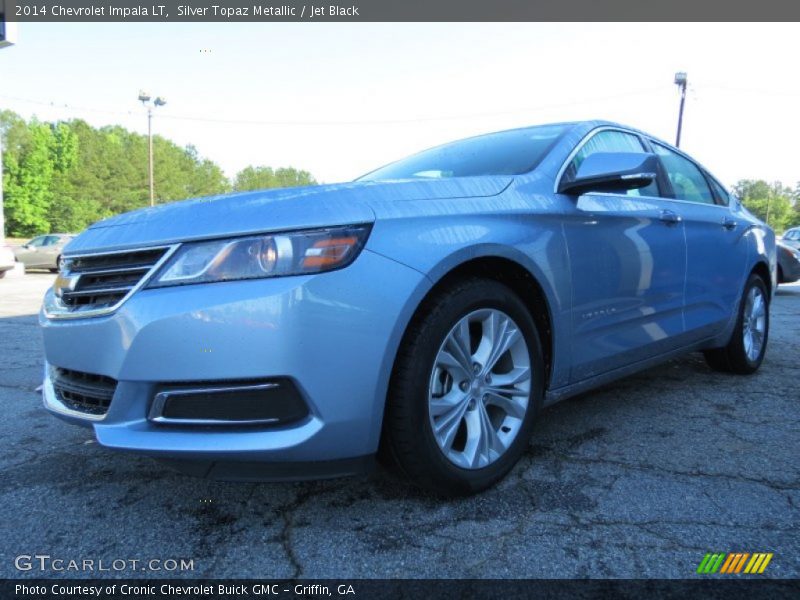 Silver Topaz Metallic / Jet Black 2014 Chevrolet Impala LT