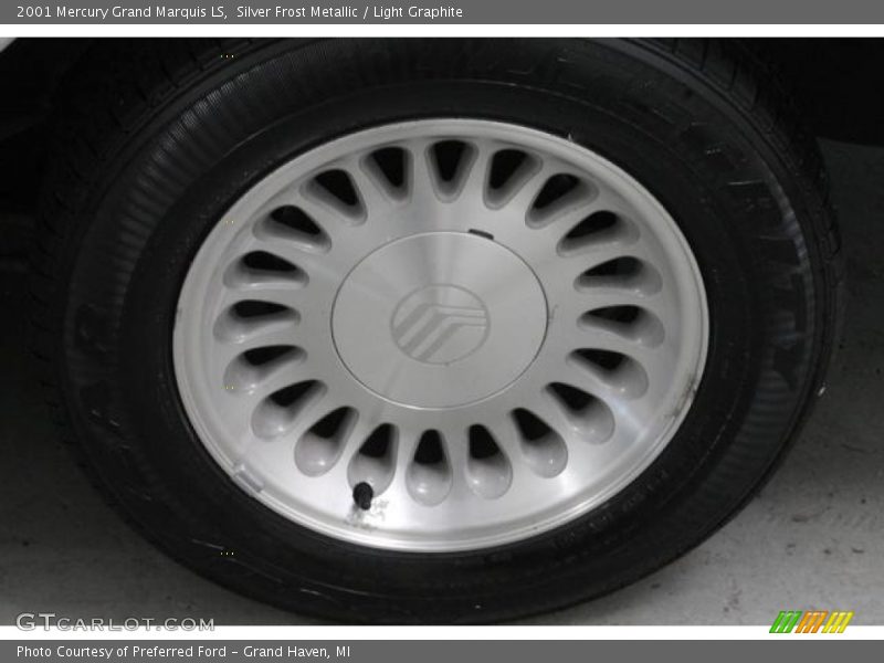 Silver Frost Metallic / Light Graphite 2001 Mercury Grand Marquis LS