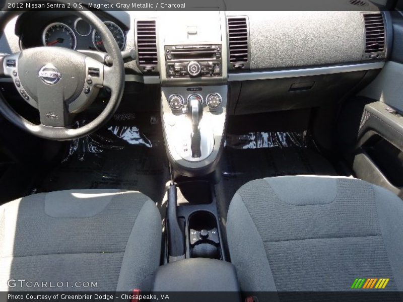 Magnetic Gray Metallic / Charcoal 2012 Nissan Sentra 2.0 S