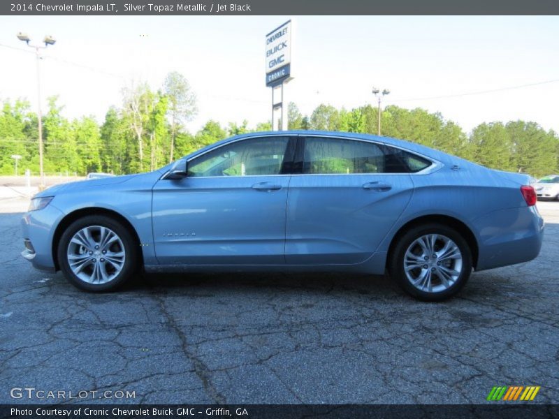 Silver Topaz Metallic / Jet Black 2014 Chevrolet Impala LT