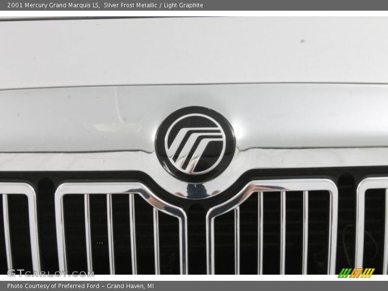 Silver Frost Metallic / Light Graphite 2001 Mercury Grand Marquis LS