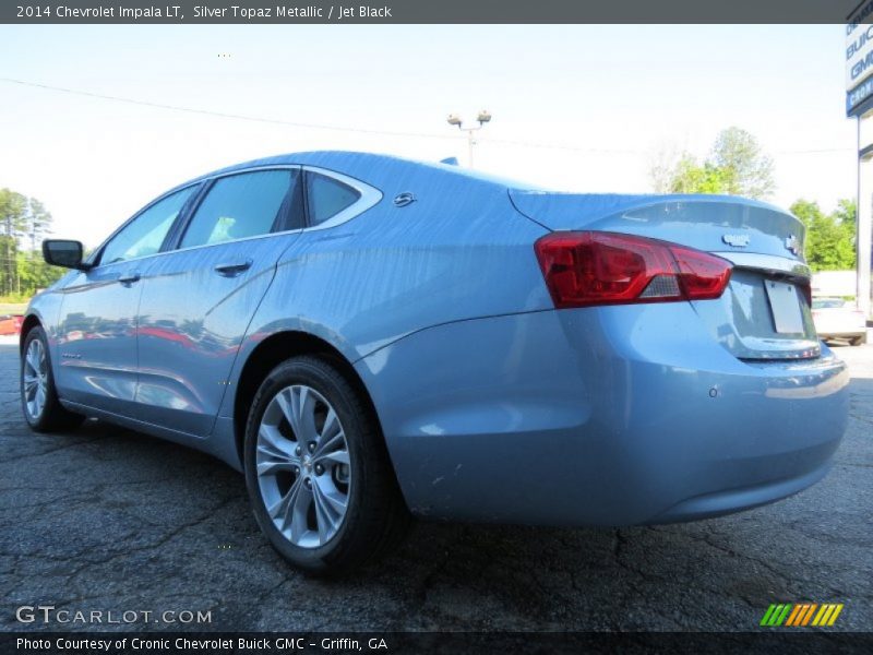 Silver Topaz Metallic / Jet Black 2014 Chevrolet Impala LT
