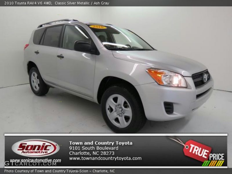 Classic Silver Metallic / Ash Gray 2010 Toyota RAV4 V6 4WD