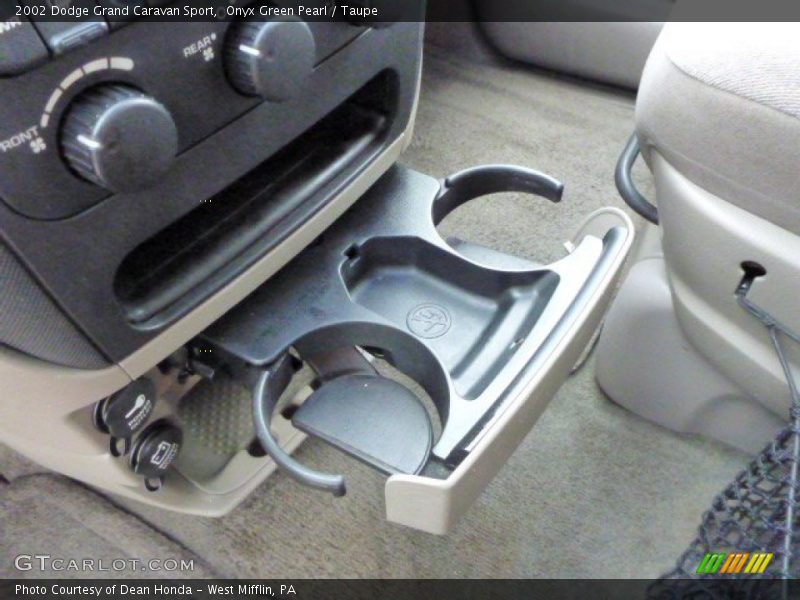 Onyx Green Pearl / Taupe 2002 Dodge Grand Caravan Sport