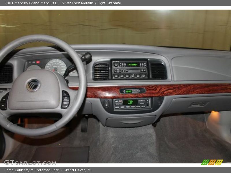 Silver Frost Metallic / Light Graphite 2001 Mercury Grand Marquis LS