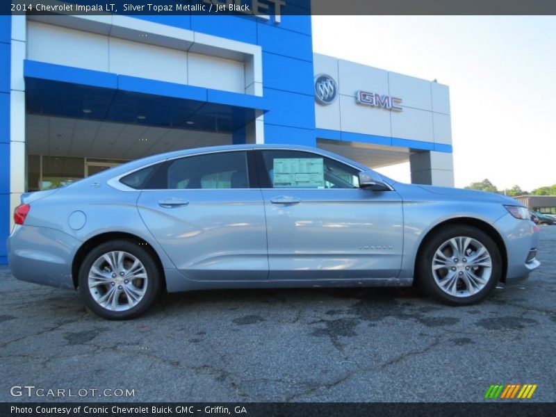 Silver Topaz Metallic / Jet Black 2014 Chevrolet Impala LT