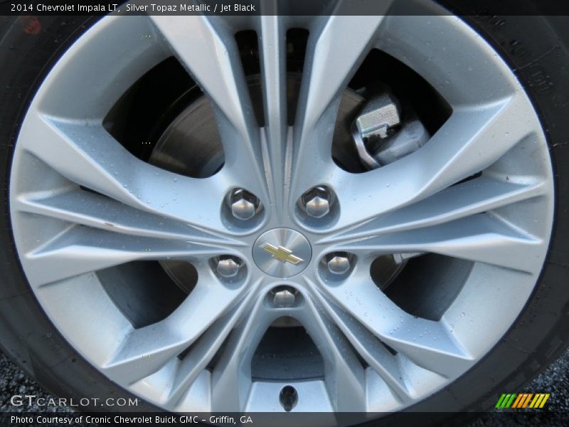 Silver Topaz Metallic / Jet Black 2014 Chevrolet Impala LT