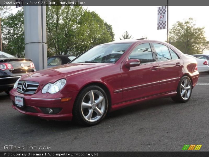Mars Red / Black 2006 Mercedes-Benz C 230 Sport