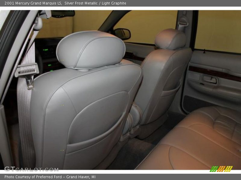 Silver Frost Metallic / Light Graphite 2001 Mercury Grand Marquis LS