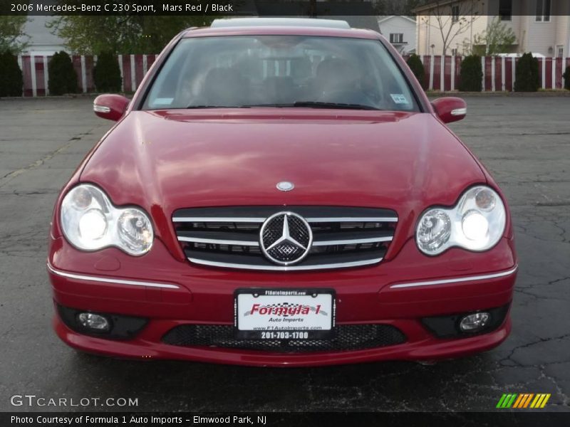 Mars Red / Black 2006 Mercedes-Benz C 230 Sport