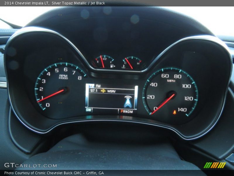 Silver Topaz Metallic / Jet Black 2014 Chevrolet Impala LT