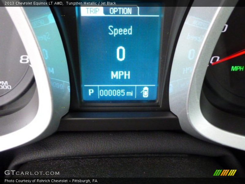 Tungsten Metallic / Jet Black 2013 Chevrolet Equinox LT AWD
