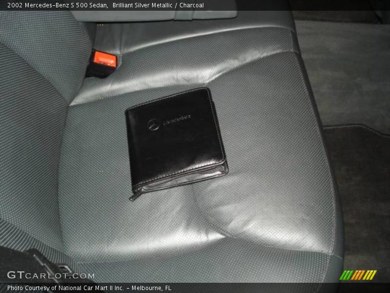 Brilliant Silver Metallic / Charcoal 2002 Mercedes-Benz S 500 Sedan