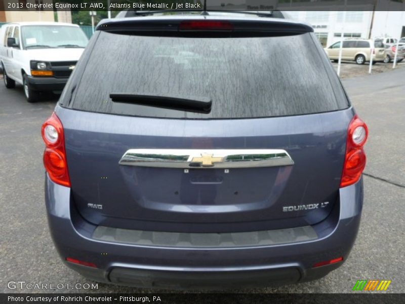 Atlantis Blue Metallic / Jet Black 2013 Chevrolet Equinox LT AWD