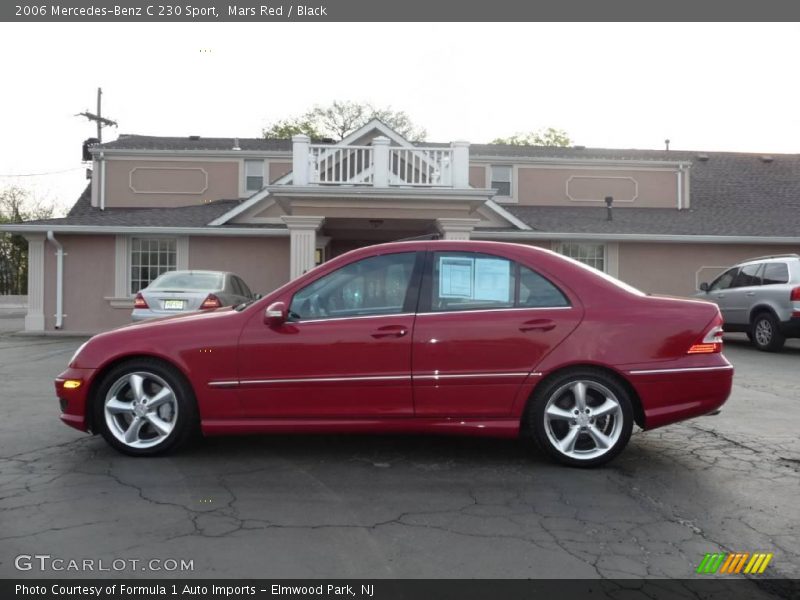 Mars Red / Black 2006 Mercedes-Benz C 230 Sport