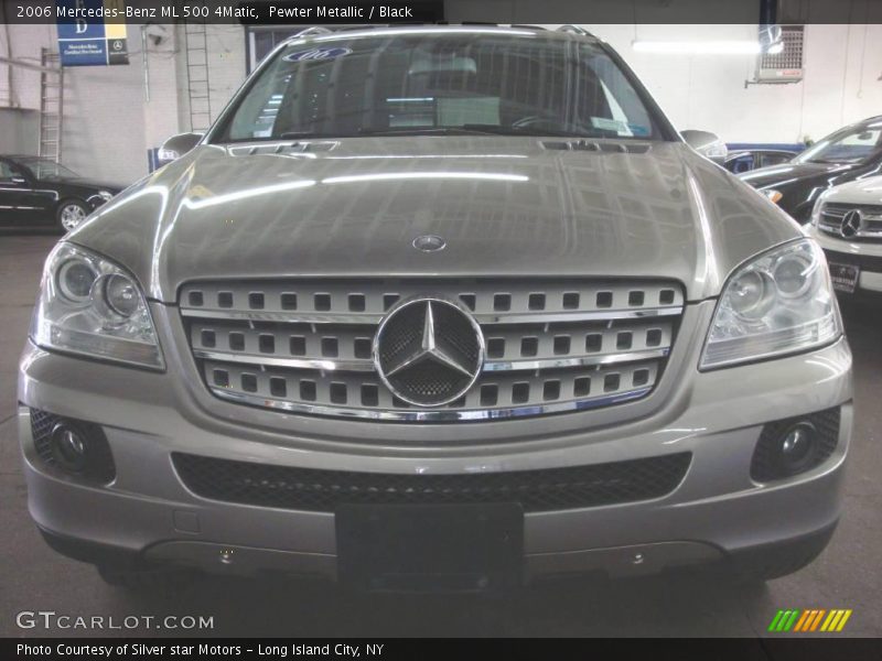 Pewter Metallic / Black 2006 Mercedes-Benz ML 500 4Matic