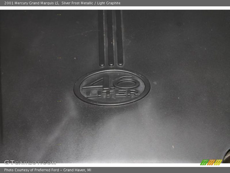 Silver Frost Metallic / Light Graphite 2001 Mercury Grand Marquis LS