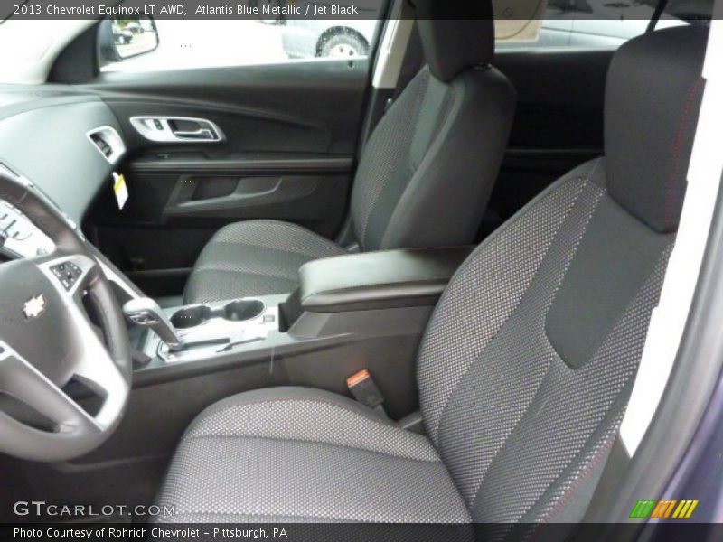 Atlantis Blue Metallic / Jet Black 2013 Chevrolet Equinox LT AWD