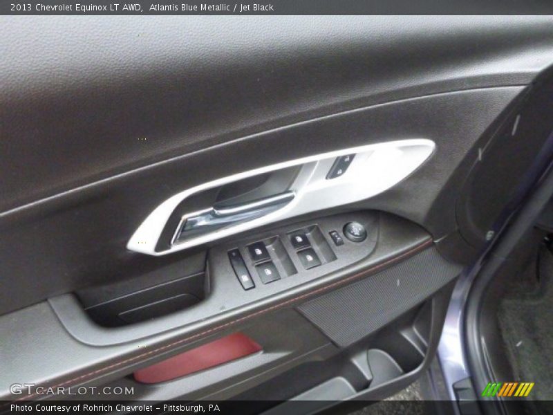Atlantis Blue Metallic / Jet Black 2013 Chevrolet Equinox LT AWD