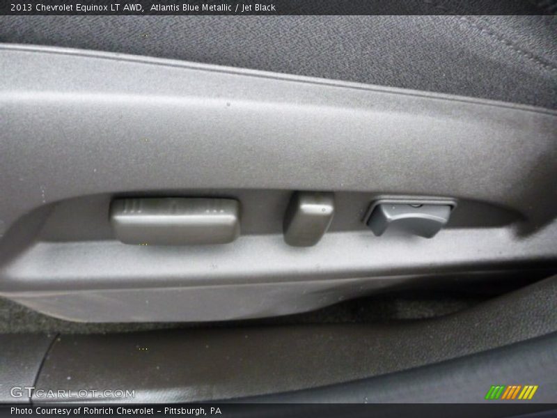 Atlantis Blue Metallic / Jet Black 2013 Chevrolet Equinox LT AWD