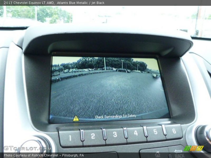 Atlantis Blue Metallic / Jet Black 2013 Chevrolet Equinox LT AWD