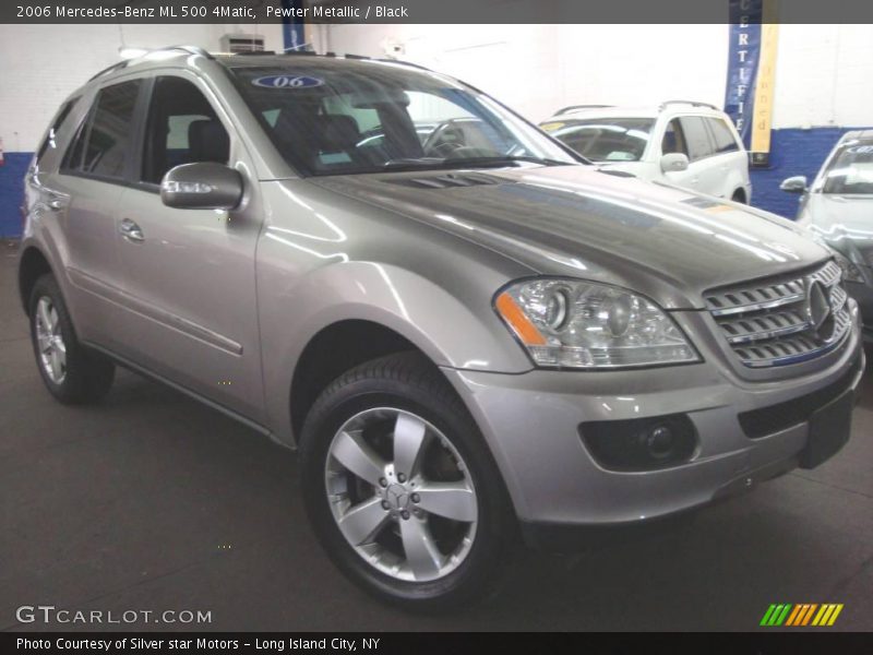 Pewter Metallic / Black 2006 Mercedes-Benz ML 500 4Matic