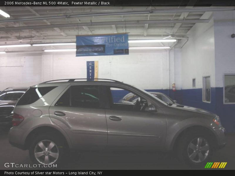 Pewter Metallic / Black 2006 Mercedes-Benz ML 500 4Matic