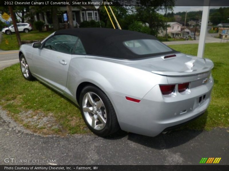 Silver Ice Metallic / Black 2012 Chevrolet Camaro LT Convertible