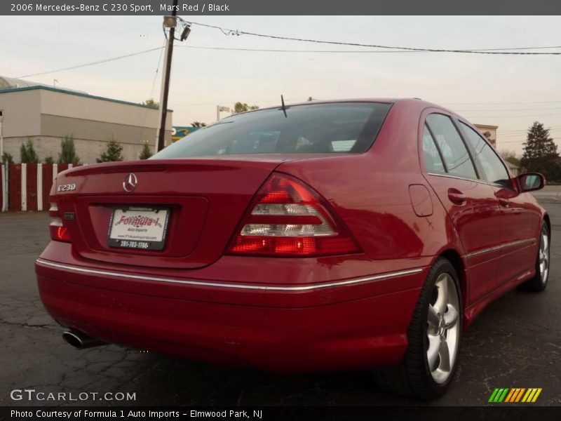 Mars Red / Black 2006 Mercedes-Benz C 230 Sport