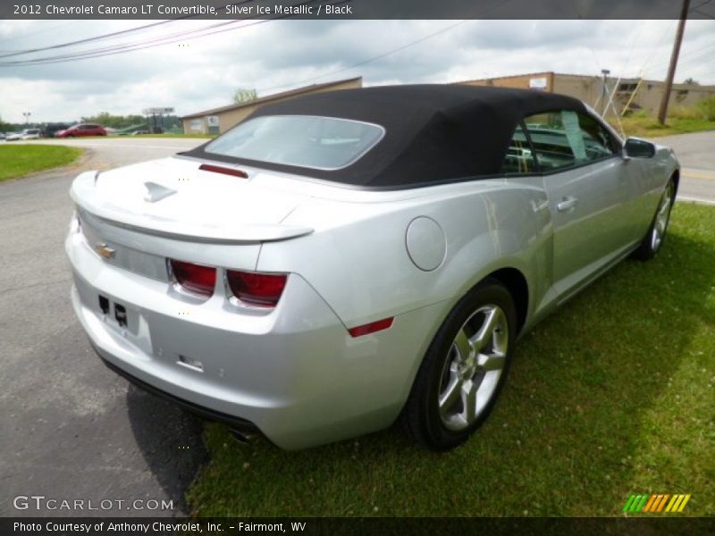 Silver Ice Metallic / Black 2012 Chevrolet Camaro LT Convertible
