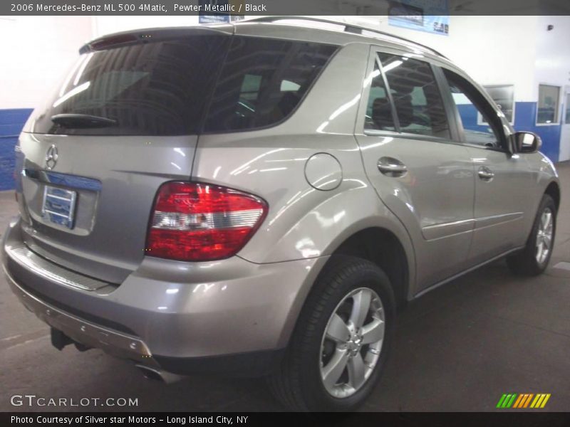 Pewter Metallic / Black 2006 Mercedes-Benz ML 500 4Matic