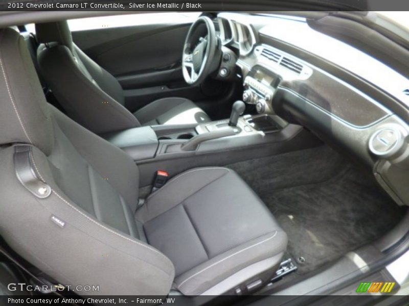 Silver Ice Metallic / Black 2012 Chevrolet Camaro LT Convertible