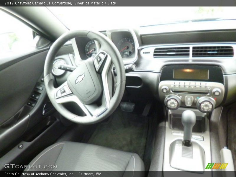 Silver Ice Metallic / Black 2012 Chevrolet Camaro LT Convertible