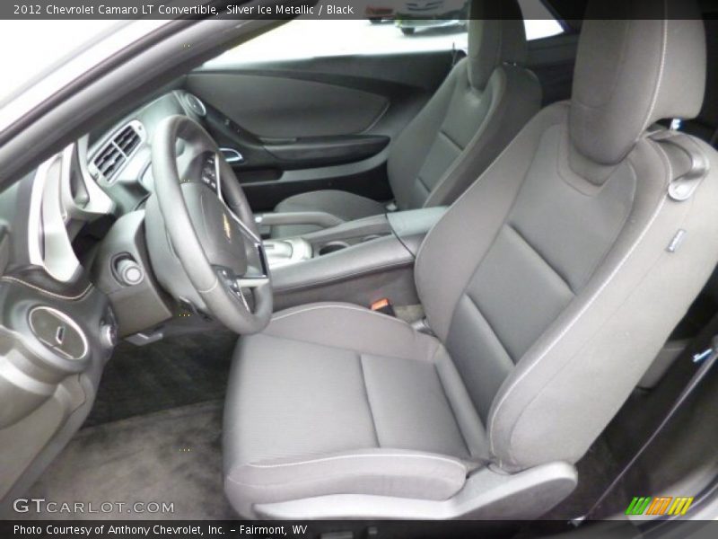 Silver Ice Metallic / Black 2012 Chevrolet Camaro LT Convertible