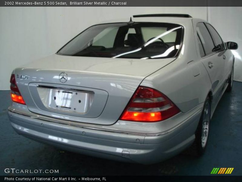 Brilliant Silver Metallic / Charcoal 2002 Mercedes-Benz S 500 Sedan
