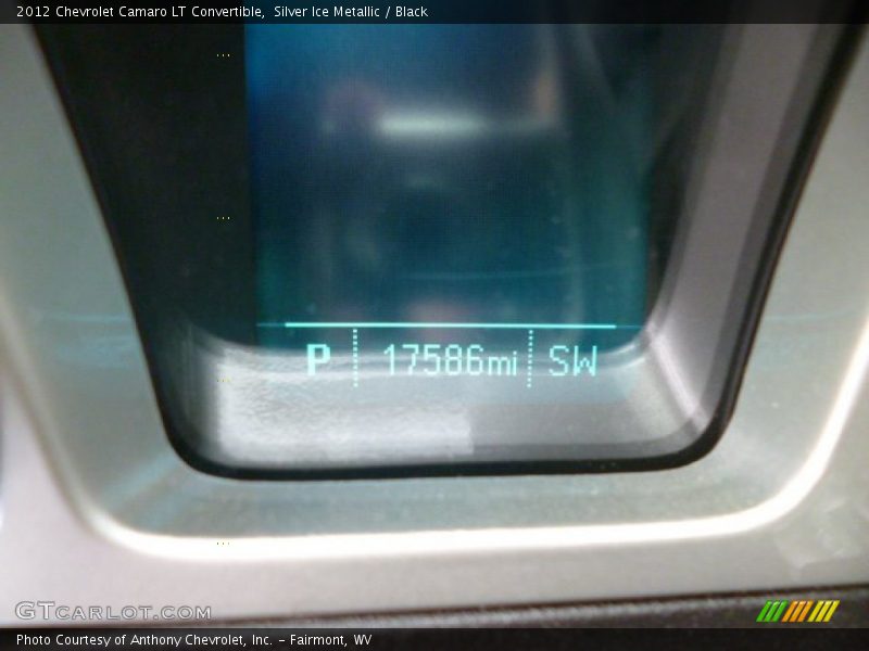 Silver Ice Metallic / Black 2012 Chevrolet Camaro LT Convertible