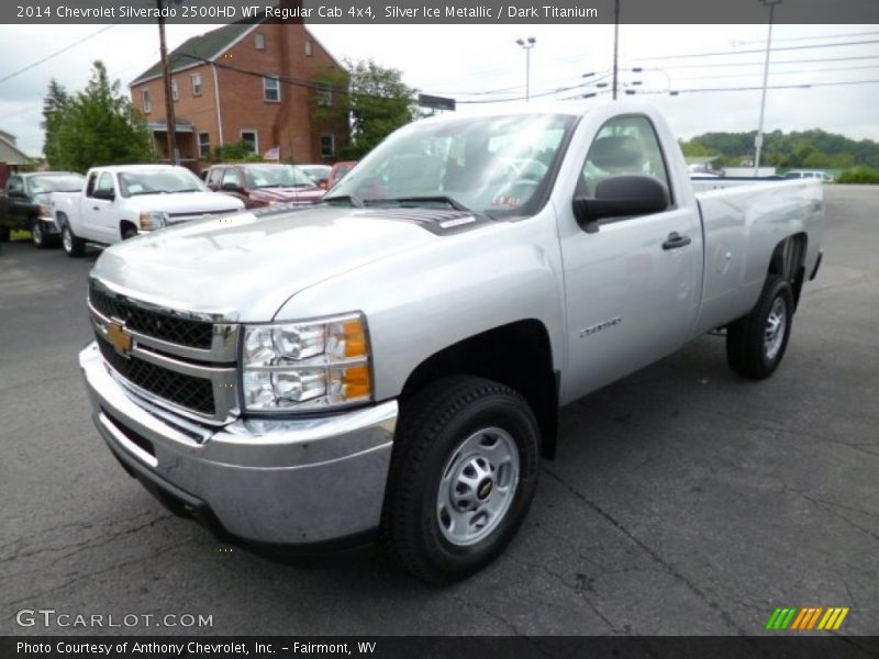 Front 3/4 View of 2014 Silverado 2500HD WT Regular Cab 4x4