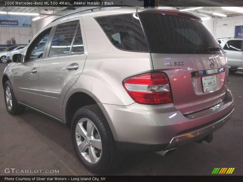 Pewter Metallic / Black 2006 Mercedes-Benz ML 500 4Matic