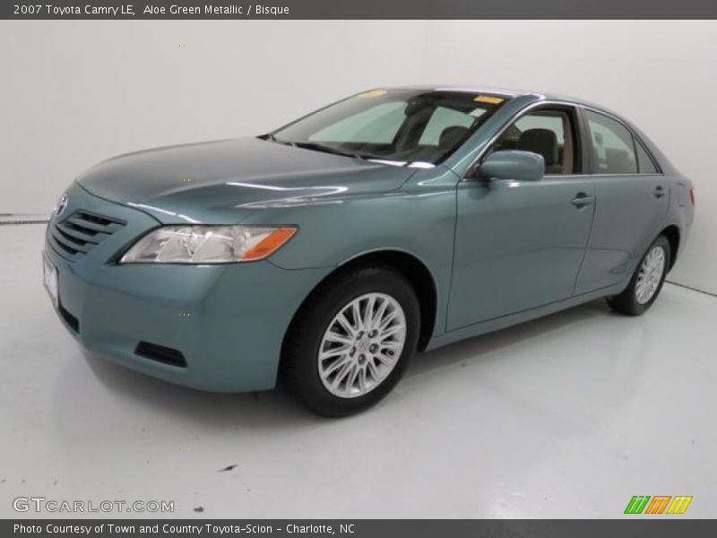 Aloe Green Metallic / Bisque 2007 Toyota Camry LE
