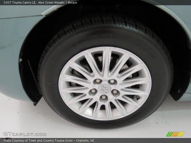 Aloe Green Metallic / Bisque 2007 Toyota Camry LE