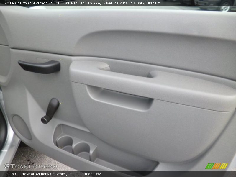 Silver Ice Metallic / Dark Titanium 2014 Chevrolet Silverado 2500HD WT Regular Cab 4x4