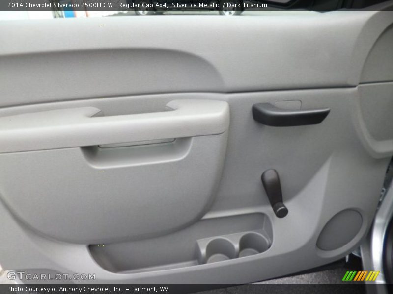 Silver Ice Metallic / Dark Titanium 2014 Chevrolet Silverado 2500HD WT Regular Cab 4x4