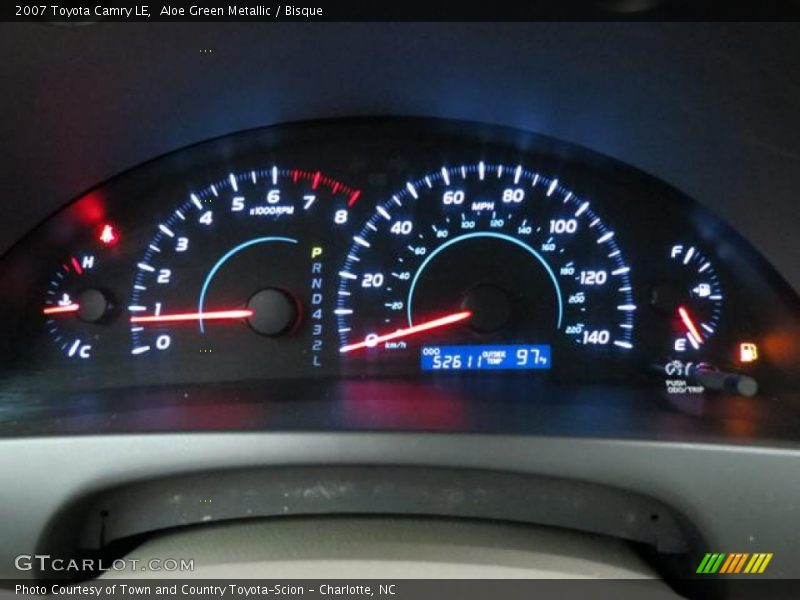 Aloe Green Metallic / Bisque 2007 Toyota Camry LE